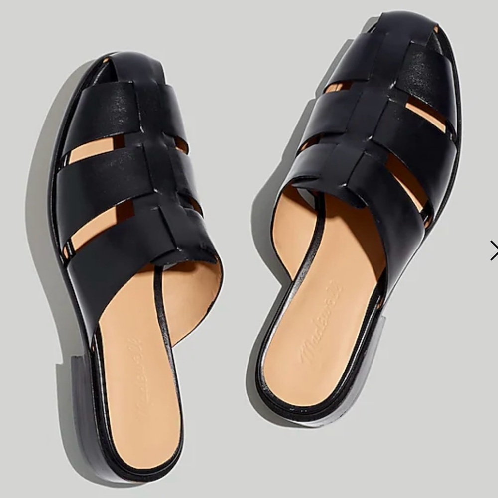 Madewell The Dixson Fisherman Mule True Black